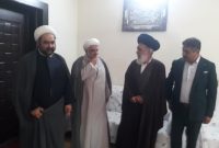 دیدار  امام جمعه محترم و شهردار محترم شهر آزادشهر با حضرت آیت الله حسینی خراسانی عضو محترم فقهای شورای نگهبان