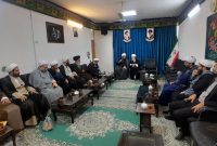 دیدار حجت‌الاسلام والمسلمین حاج آقا ابراهیمی فر مدیر محترم کل حوزه های استان گلستان و اساتید محترم شرق استان با آیت الله خراسانی