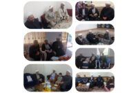 دیدار مسئول‌محترم و مدیر مدرسه علمیه سفیران هدایت امام جواد علیه‌السلام آزادشهر از کارکنان مدرسه