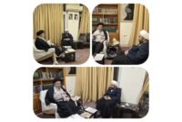 «دیدار حجت‌الاسلام والمسلمین ذوالفقاری با حضرت آیت‌الله نورمفیدی و ارائه گزارش سفر آیت‌الله شهرستانی به استان گلستان»