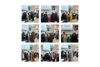 تکریم طلاب مؤلف مدرسه علمیه سفیران هدایت امام جواد علیه السلام آزادشهر توسط حضرت آیت الله شهرستانی نماینده مرجع عالیقدر جهان تشیع حضرت آیت الله سیستانی ( مد ظله العالی )