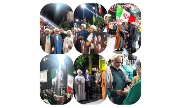 کاروان جهادی مدرسه علمیه سفیران هدایت امام جواد (ع) آزادشهر، دوازده گام از سلسله برنامههای تبیینی را در شهرهای محوری شرق استان گلستان با شکوهی مضاعف به پایان رساند. کاروان جهادی مدرسه علمیه سفیران هدایت امام جواد (ع) آزادشهر، دوازده گام از سلسله برنامههای تبیینی را در شهرهای محوری شرق استان گلستان با شکوهی مضاعف به پایان رساند.