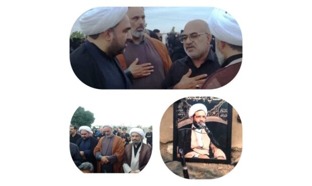 حضور مسئول و کادر مدرسه علمیه سفیران هدایت در مراسم یادبود استاد ارجمند حجت‌الاسلام نوع‌دوست