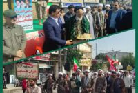 حضور مدرسه علمیه سفیران هدایت امام جواد علیه السلام آزادشهر در نمایش اقتدار ۱۰ هزار نفری جان‌فدایان آزادشهر